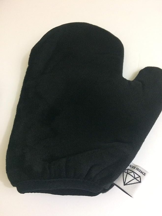 3-Pack Self Tanning Mitts Applicators Tanning Mitts Self Tanning Velvet Microfiber Applicator Mitts w/Non-Slip Elastic Wrist & Thumb Ultra Soft Professional Streak Free Blending Applicators