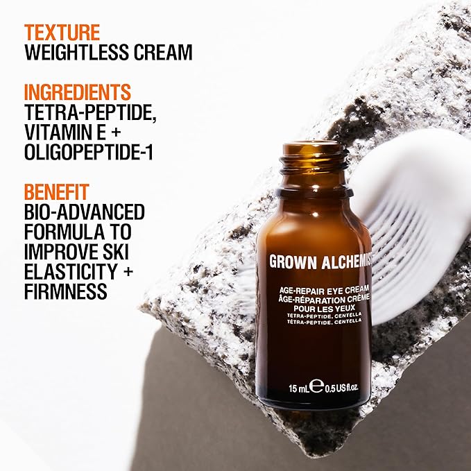 Grown Alchemist :: Age-Repair Eye Cream. Reduces Puffiness, Fine Lines & Wrinkles, 0.5 Ounce