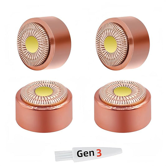 for Flawless Replacement Heads Gen 3 - Finishing Touch Flawless Facial Hair Remover Replacement Blades for Women, Shaver & Razor (4 pack Generation 3)