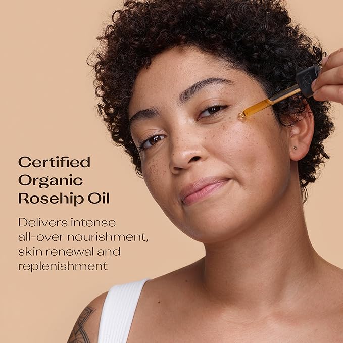 Trilogy Certified Organic Rosehip Oil Duo, Intensive Nourishment, Improves Appearance of Scars, Stretch Marks, Fine Lines, & Wrinkles, 1.5 fl oz Each