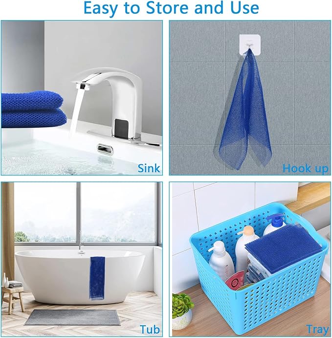 3 piece african exfoliating net