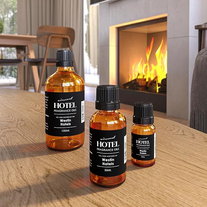 AirScent Hotel Diffuser Oil Inspired by The Westin Signature Hotel Scent - Premium Fragrance Oil No. 1008 for Ultrasonic and Waterless Diffusers and Crafting - 30 mL, 1 fl oz Glass Dropper Bottle