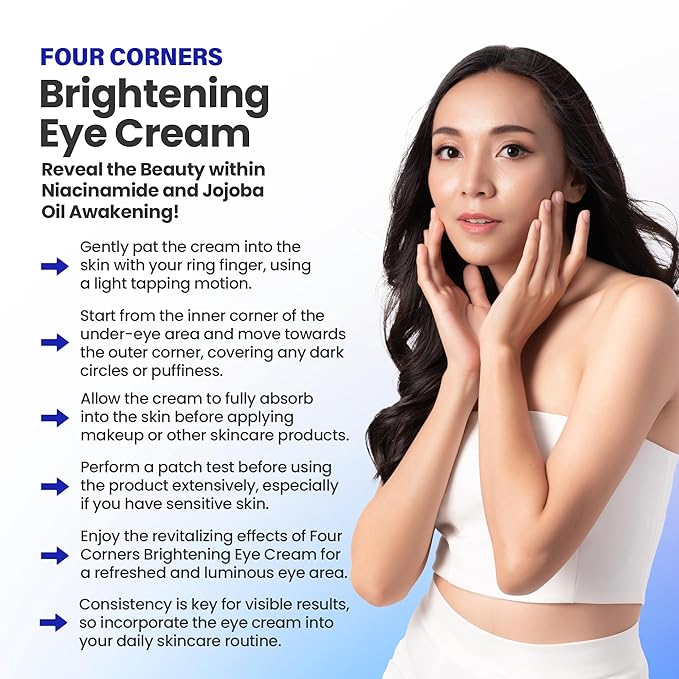 Eye Cream with Vitamin C, Niacinamide (Vitamin B3) & Jojoba Oil