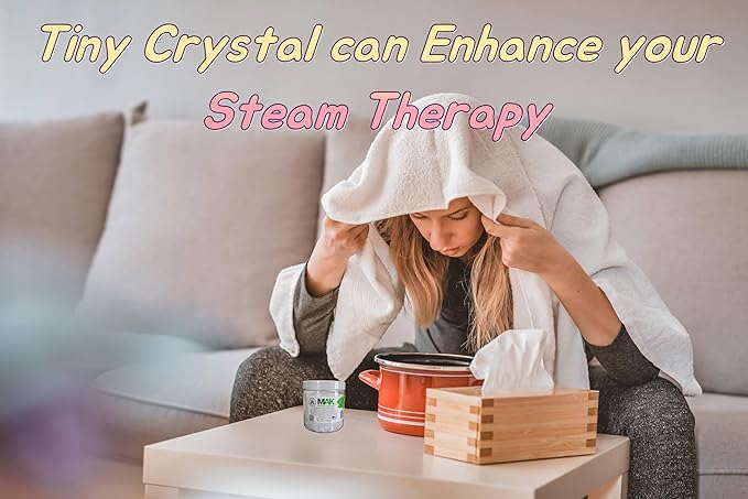 Mak Menthol Crystals 4 oz - Pure Organic 100% Natural - Menthol Crystals from Mint Crystal Mints Mentha Arvensis - Comes in a Jar for Long-Lasting Freshness