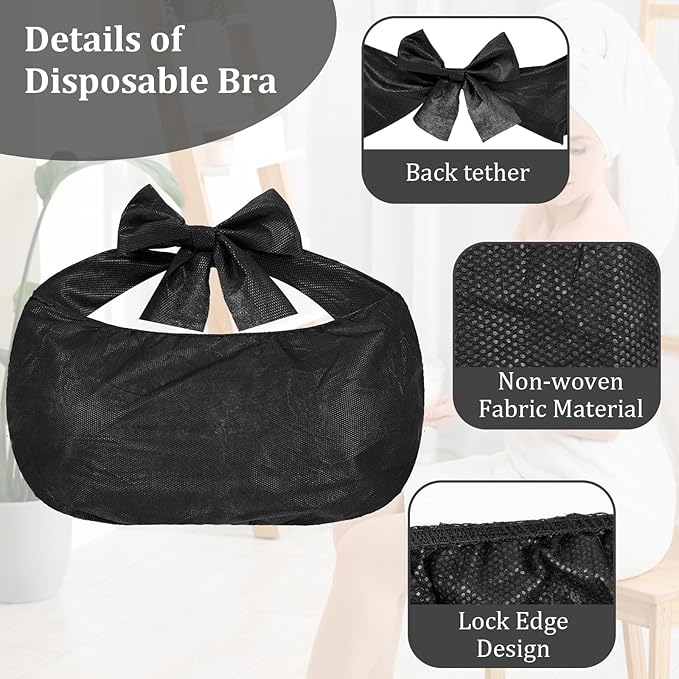 Disposable Bras Beauty Black Disposable