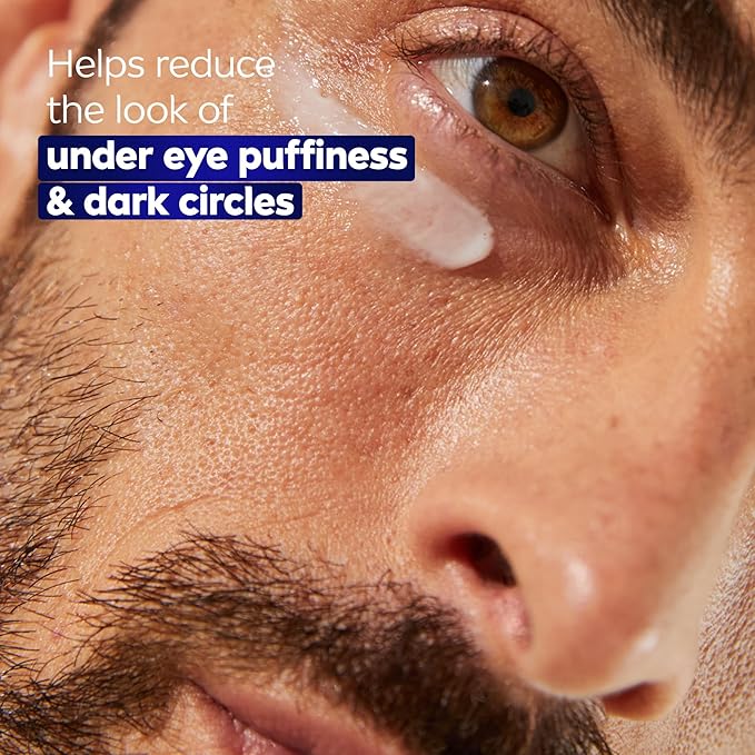 NIVEA Men Age Defense Eye Cream with Hyaluronic Acid, Skin Care Gifts for Dad, 24-Hour Hydrating Under Eye Cream for Men Helps Reduce Look of Crow's Feet, Fine Lines and Dark Circles, 0.5 Fl Oz Tube
