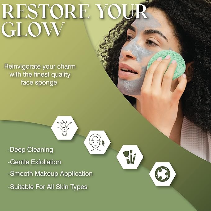 Jade Face Roller - Green Gua Sha Face Roller Kit for Skin Care | Kit Includes Jade Face Roller & Scraper Tool, Face Sponge, Scented Candle, & Crystal Essential Oil Bottle