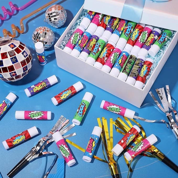 100 Pcs Hero Party Favors Lip Supplies