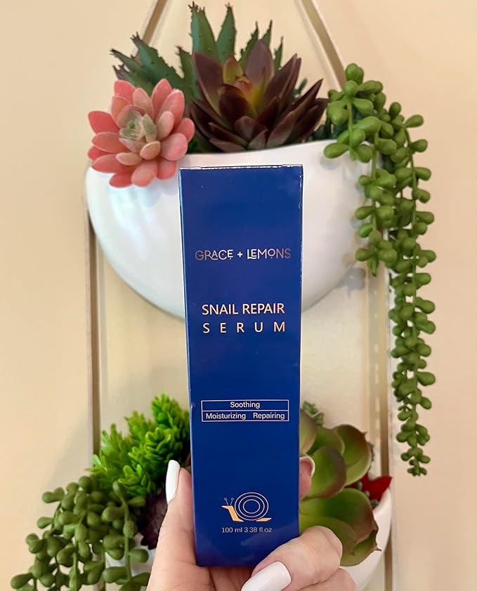 Snail Mucin 96% Repair Serum, Anti-Aging, Collagen, Vitamin C & E, Centella Asiatica, Snow Mushroom Extract, Soothes Irritation, Reduces Dullness & Dryness, korean beauty