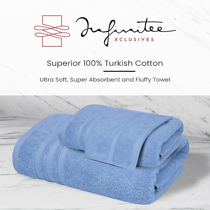Infinitee xclusives blue hand towels
