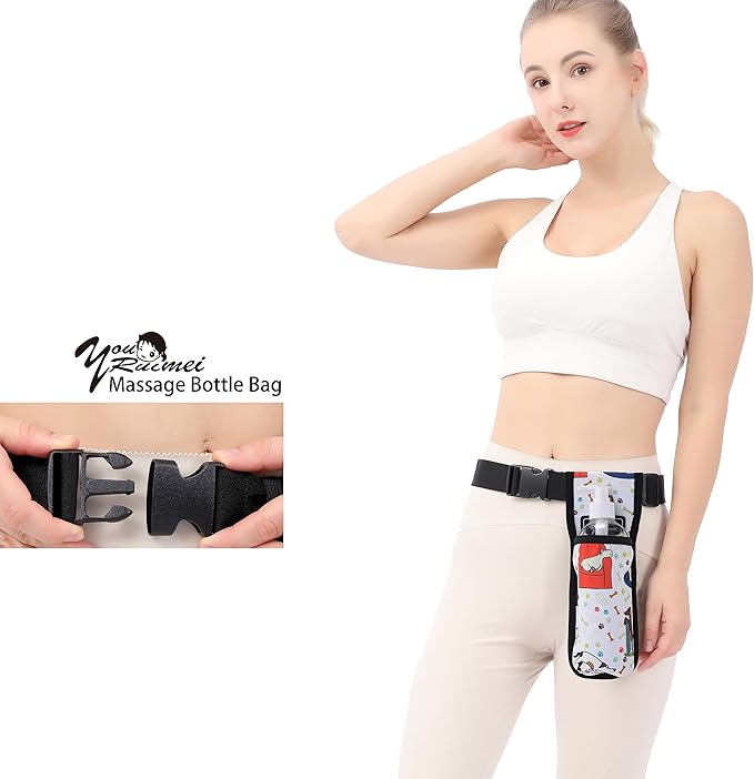 Massage Bottle Bag Massage Oil Bag Massage Therapist Holster Massage Lotion Holster Massage Oil Holster (YR-1KD-XiaoGou
