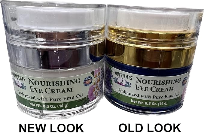 Montana Emu Ranch - Nourishing Eye Cream 0.5 Ounce - Enhanced with Pure Emu Oil