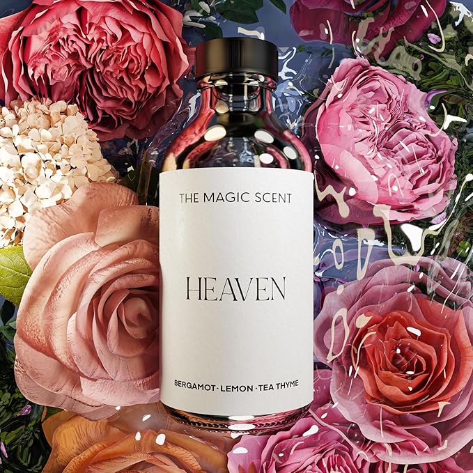 Heaven Diffuser Oil Scent - Cold-Air & Ultrasonic Fragrance Oil for Diffuser Inspired by The Aria Hotel, Las Vegas - Essential Oils for Diffusers Aromatherapy - 8.5 fl oz, 250 mL