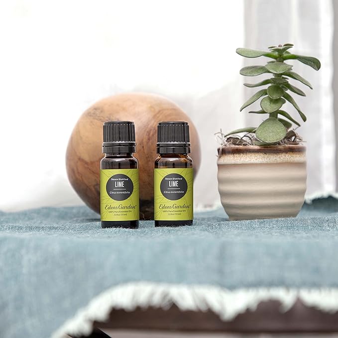 Edens Garden Lime- Steam Distilled Essential Oil- 100% Pure Premium Grade, Undiluted, Natural, Therapeutic, Aromatherapy, The Best for Diffuser, Candle, Laundry, Humidifiers 30 ml (1 fl oz)