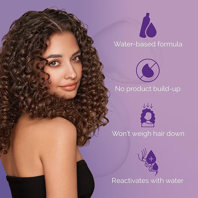 Original Curl Keeper Anti-Frizz Curl Defining Hair Styler (33.8 oz) - Lightweight Curl Definer Liquid Gel for All Weather Conditions - Wavy & Curly Hair Products for Women (Cream Alternative)