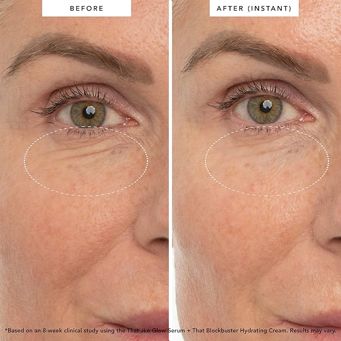 JLO BEAUTY That JLo Glow Serum | Skin Care that Tightens, Brightens and Hydrates, Made with Niacinamide and Squalane | 1 Oz