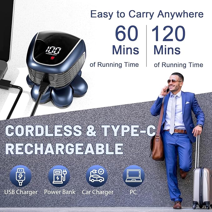 Head Shaver 7D, Wyklaus Head Shavers for Bald Men, Head Electric Razor with Nose Hair Trimmer, Waterproof Wet Dry Mens Grooming Kit, Anti-Pinch