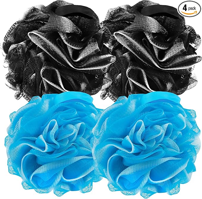 Bath loofah sponge back scrubber