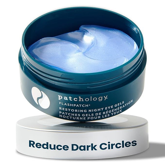 Patchology Restoring Night Under Eye Patches for Dark Circles & Puffy Eyes - Anti-Aging Eye Patch with Retinol, Reduces Eye Bags, Puffiness, & Wrinkles - Ultimate Eye Care Solution (15 Pairs)