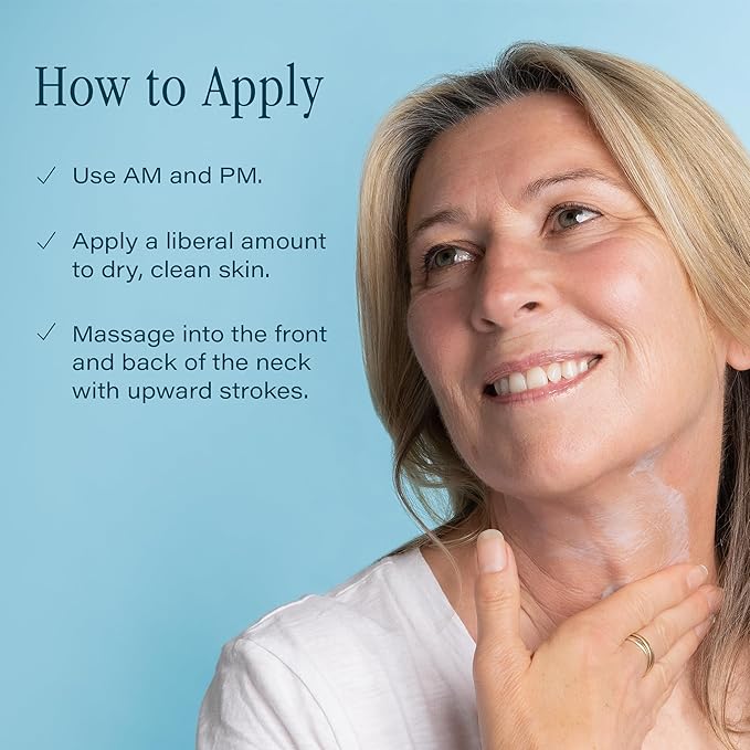 SKINN Neck Amour Redensifying Serum - Anti-Aging Neck Cream with Stem Cells & Peptides Tighten the Appearance of Loose & Sagging Skin - Enriched with Rice Protein