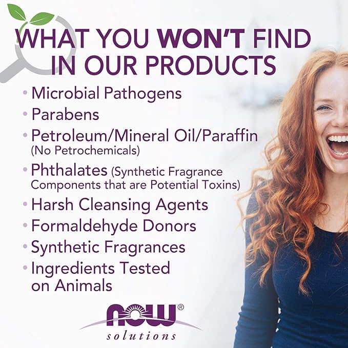 NOW Foods Solutions, Castor Oil, 100% Pure Versatile Skin Care, Multi-Purpose Skin Softener, 4-Ounce