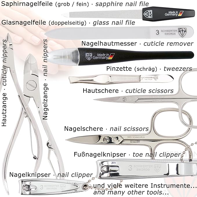 3 Swords Germany – manicure pedicure set kit (141)