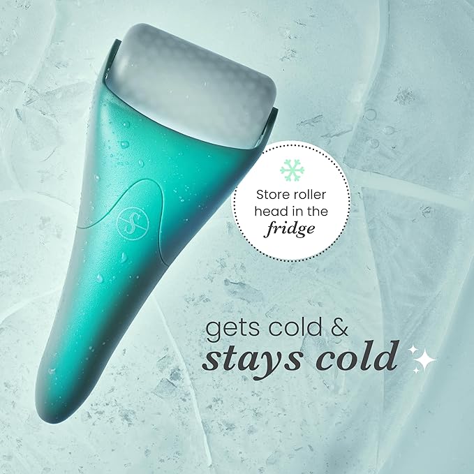 Sdara Ice Roller in Mint Color with White Roller Head