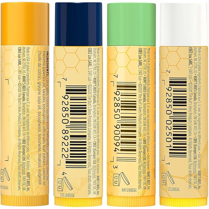 Burt's Bees Holiday Gift, 4 Lip Vanilla,
