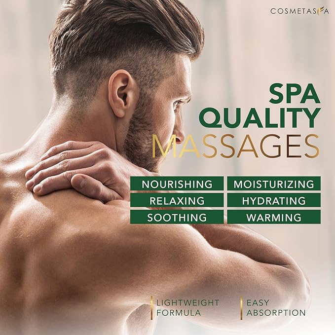 Cosmetasa Sore Muscle Massage Oil - 16.9 oz Soothes Muscle and Joint with Arnica Extract, Peppermint, Chamomile, and Lavender Oil (16.9 oz.)