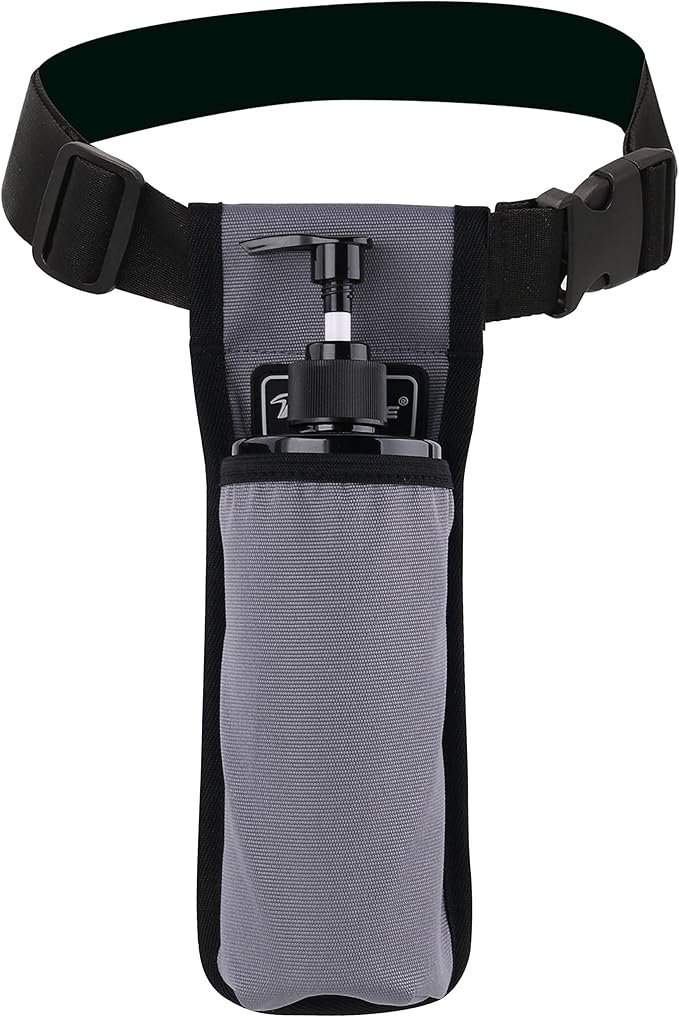 Massage Oil Holster Massage Bottle Bag Lotion Holster Massage Therapist Massage Oil Holster Massage Lotion …(1kd9D-Gray)