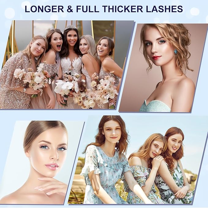 Advanced Eyelash Serum for Thicker, Longer & Longer Looking Eyelashes and Eyebrows, Vegan & Cruelty-Free - Stronger, Thicker Lash Enhancing Serum. (3mL)