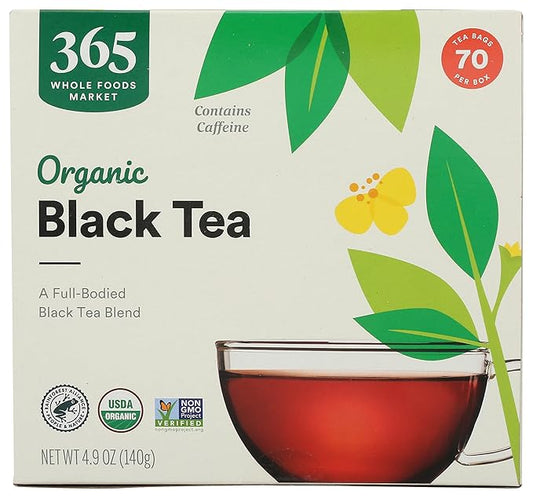 365 by Whole Foods Market, Tea Black Organic, 70 Count