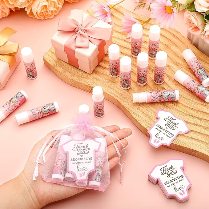 Demissle 50 Pcs Baby Shower Lip Souvenirs(Elephant)