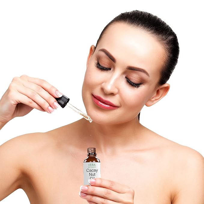 CACAY NUT OIL 100% Pure & Natural, Unrefined, Cold-Pressed For Face, Dry Skin, Nails, Lips, Body & Hair - Reduce Hair Breakage, Appearance of Scars from Psoriasis, Eczema & Acne