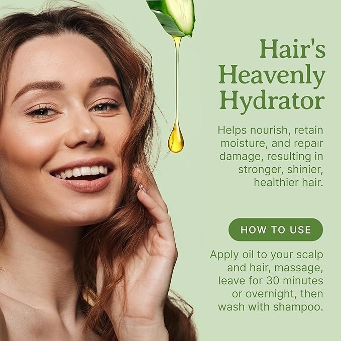 Bella Terra Oils - Cucumber Seed Oil 8 oz - Dive into Cucumber's Nutritional Treasure, Infused with Vitamins & Omega-3, Seamless Addition to Skin Care Arsenal