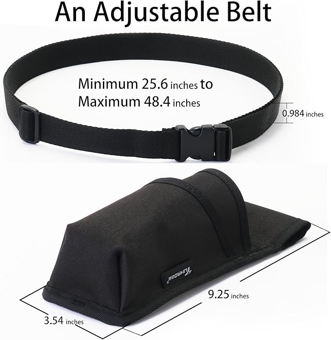 Massage Bottle Bag Massage Oil Holster Lotion Holster Massage Therapist Massage Oil Holster Massage Lotion (TH-XJ1kd-Black)