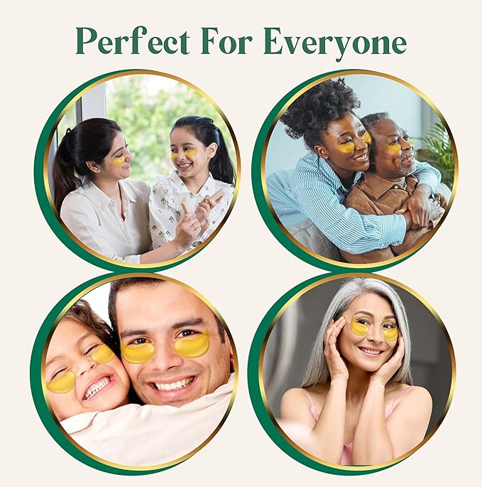 24k gold under eye patches