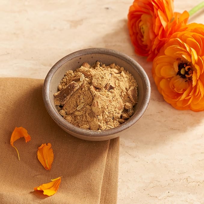 Divya's Immunity Tea - Ayurvedic Herbal Ginger Tea with Immune Boosting Herbs, Helps with Cough & Congestion, Sluggishness, and Sore Throat - Caffeine Free Blended Loose Leaf Cinnamon Tea Organic, Non-GMO