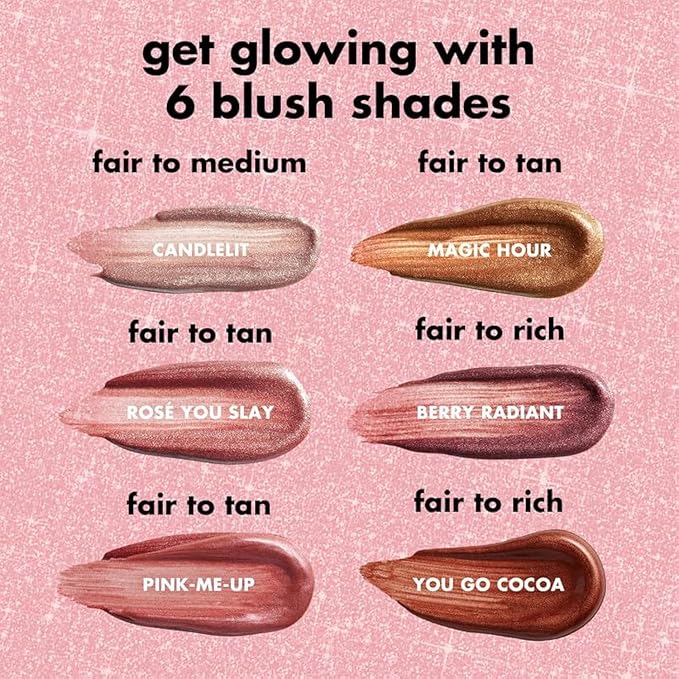 e.l.f. Halo Glow Blush Beauty Wand, Liquid Blush Wand For Radiant, Flushed Cheeks, Infused With Squalane, Vegan & Cruelty-free, Berry Radiant