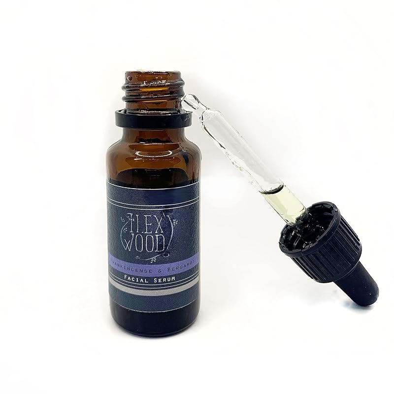 Frankincense and Bergamot Gift Set for both Men and Women - Face Cream and Serum - handcrafted, 100% Natural, Vegan, Moisturising, Anti Ageing, Cruelty Free, Palm Oil Free, Plastic Free