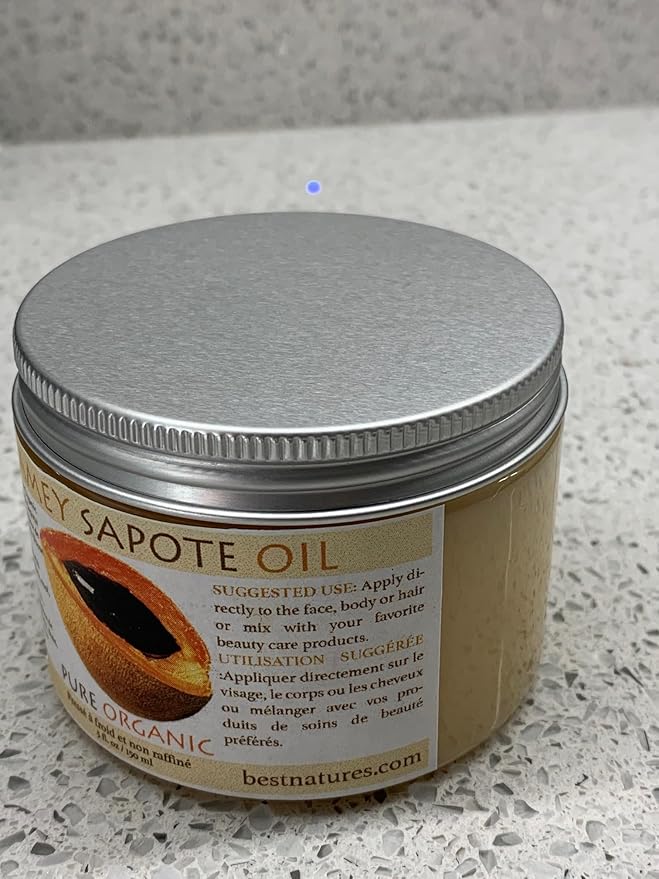 Mamey Sapote Oil Pure Organic Cold Pressed Unrefined 5 fl oz / 150 ml