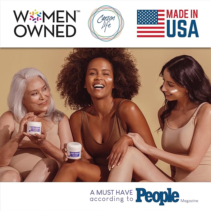 Carson Life Day and Night Moisturizers for Face – Exclusive Day Cream and Night Cream Set - Collagen Cream and Night Cream for Women Anti-Aging.