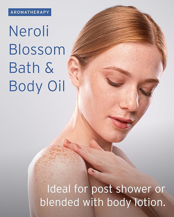 Kerstin Florian Organic Neroli Blossom Bath & Body Oil | Nutrient Rich Moisturizer with Coconut and Jojoba Oil (3.4 fl oz)