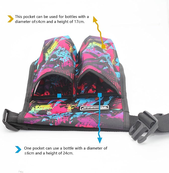 Massage Bottle Bag Massage Oil Holster Lotion Holster Massage Therapist Massage Oil Holster Massage Lotion (2KD-MiCai-MH)