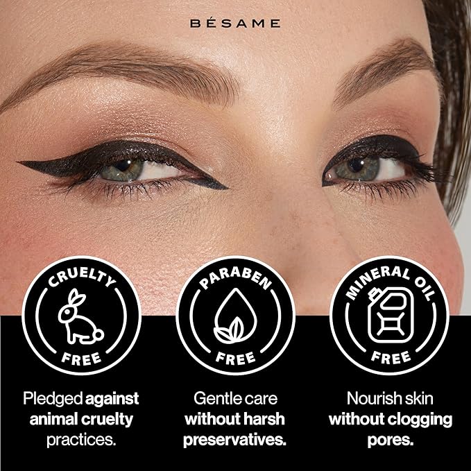 BESAME 3 Eyeshadow Duo & Shadow Brush Set – Socialite Brown, Pistachio, Plum Dandy – Ultra-Blendable Matte & Shimmer with Cruelty-Free Shadow Brush