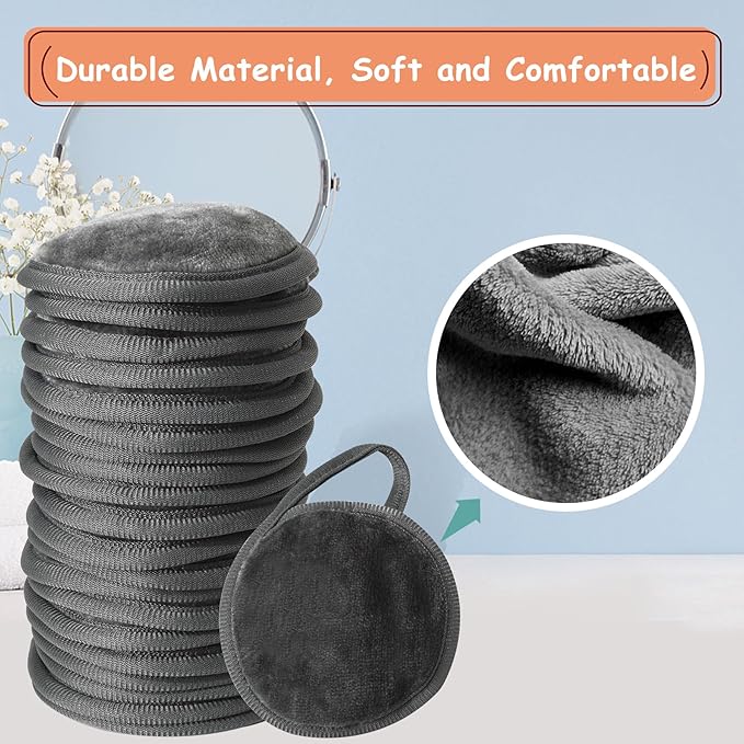 20 packs reusable makeup remover