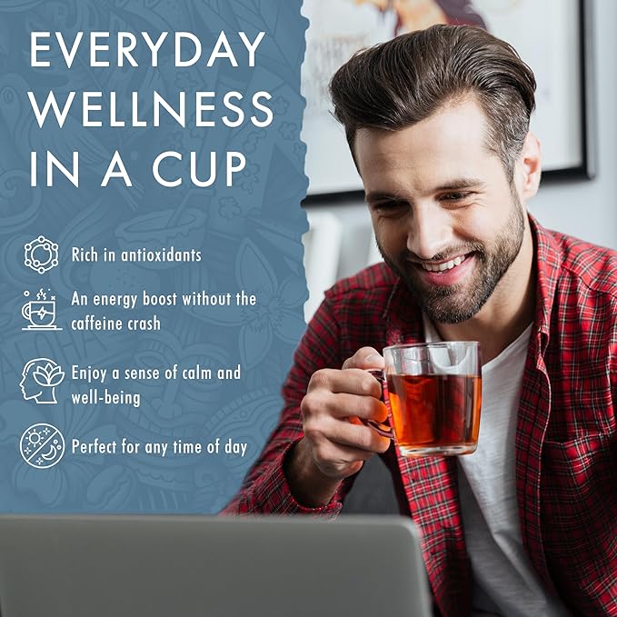 Hawaiian Natural Tea Organic Maui Lavender Earl Grey Bags - Premium Black Tea, Antioxidant Rich - 20 Bags