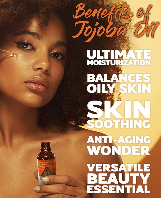 Aztec Secret Jojoba Oil, 4 OZ Deep Hair & Skin Moisturizer - 100% Pure Cold-Pressed and Unfiltered 1 pack