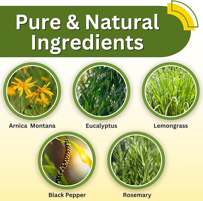 Relief Arnica Massage Oil for Massage Therapy | for Sports & Athletic | All Natural Arnica Montana for Sore Muscle Relief | Sweet Almond, Jojoba, Grapeseed & Essential Oils | 1 Gallon