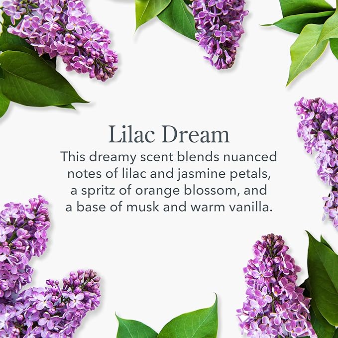 Beekman 1802 Wake up and Smell the Lilacs Bodycare Gift Set - Set of 3 - Scented - Cleanses, Moisturizes & Hydrates - With Lactic Acid & Shea Butter - Good for Sensitive Skin - Cruelty Free
